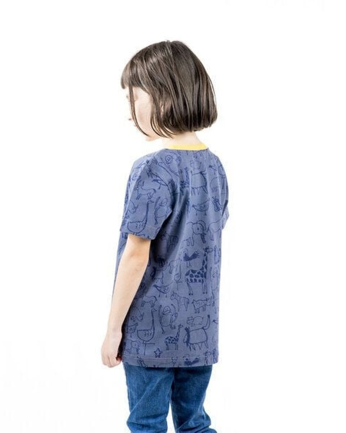 Kipepeo-Clothing Kinder T-Shirt WANYAMA charcoal grau – Ansicht 4