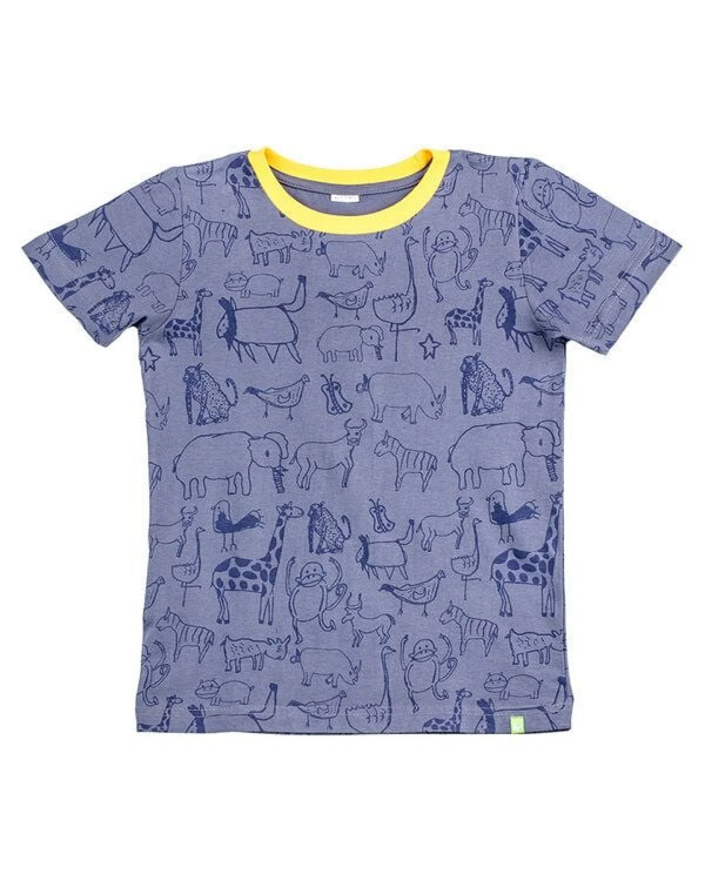 Kipepeo-Clothing Kinder T-Shirt WANYAMA charcoal grau – Ansicht 2