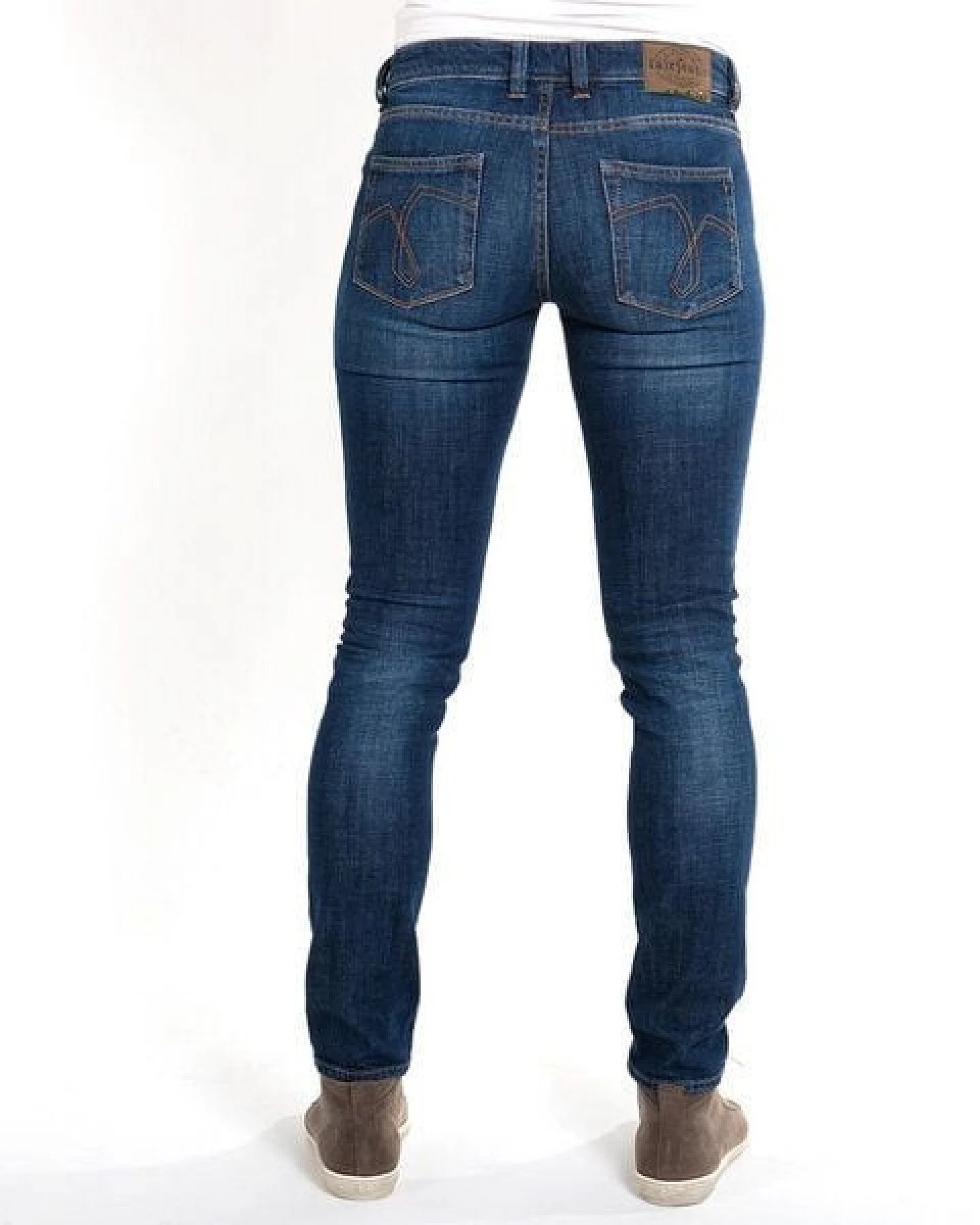 fairjeans schmale Jeans SLIMMY WAVES, mit mittelhohem Bund und Waschung, aus Bio-Baumwolle – Ansicht 4