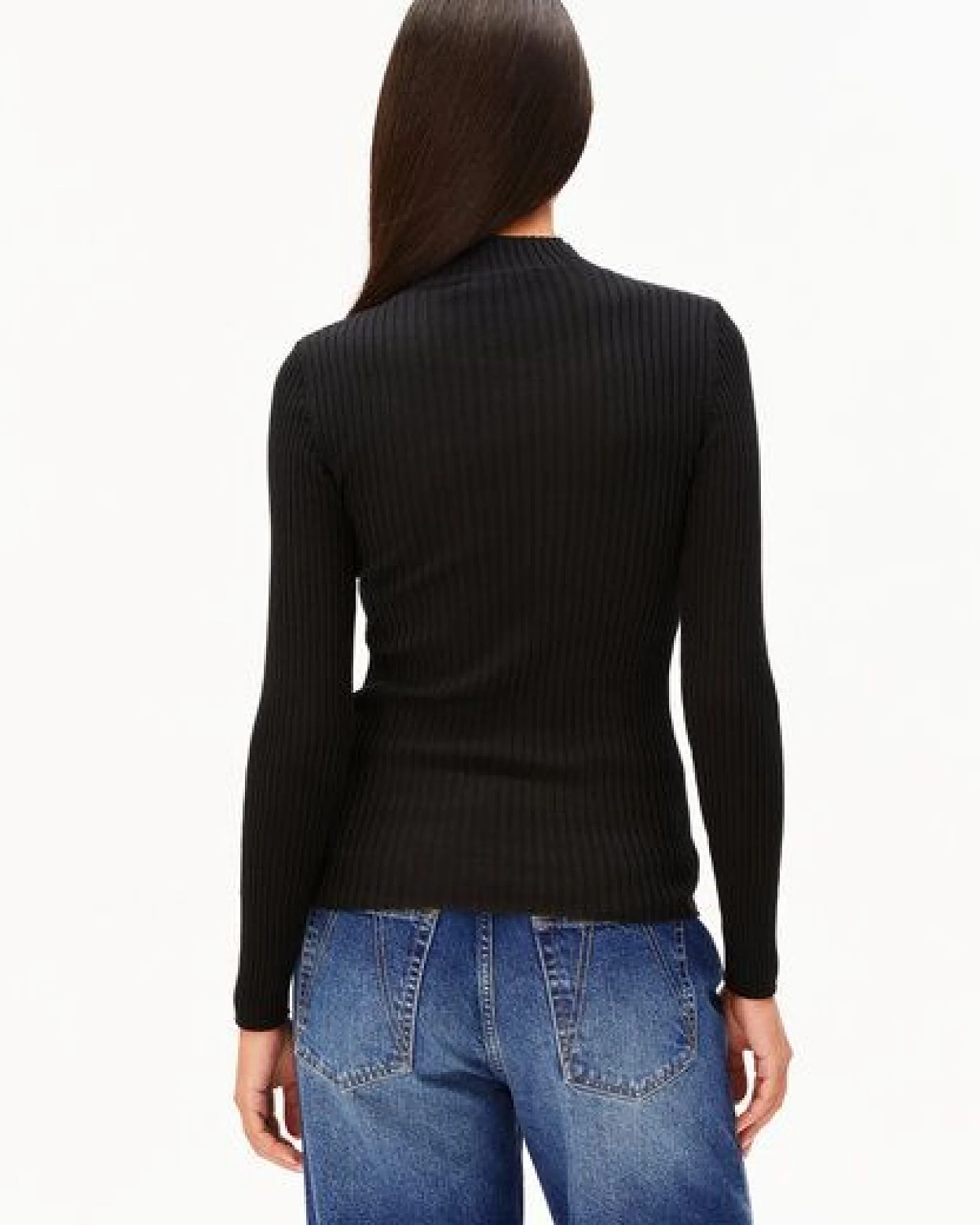 ARMEDANGELS ALAANIA Damen Pullover Slim Fit aus Bio-Baumwolle – Ansicht 2