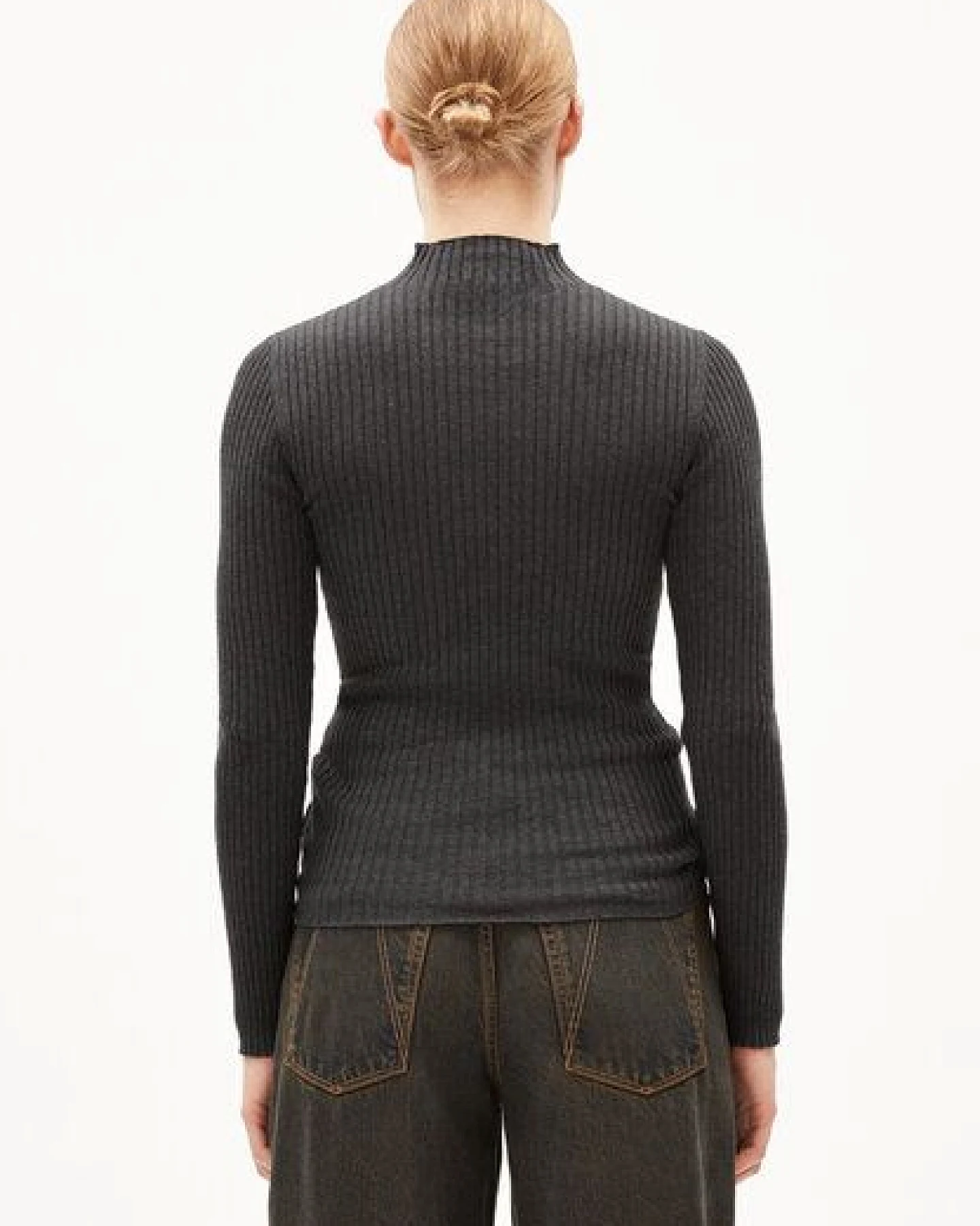 ARMEDANGELS ALAANIA Damen Pullover Slim Fit aus Bio-Baumwolle – Ansicht 2