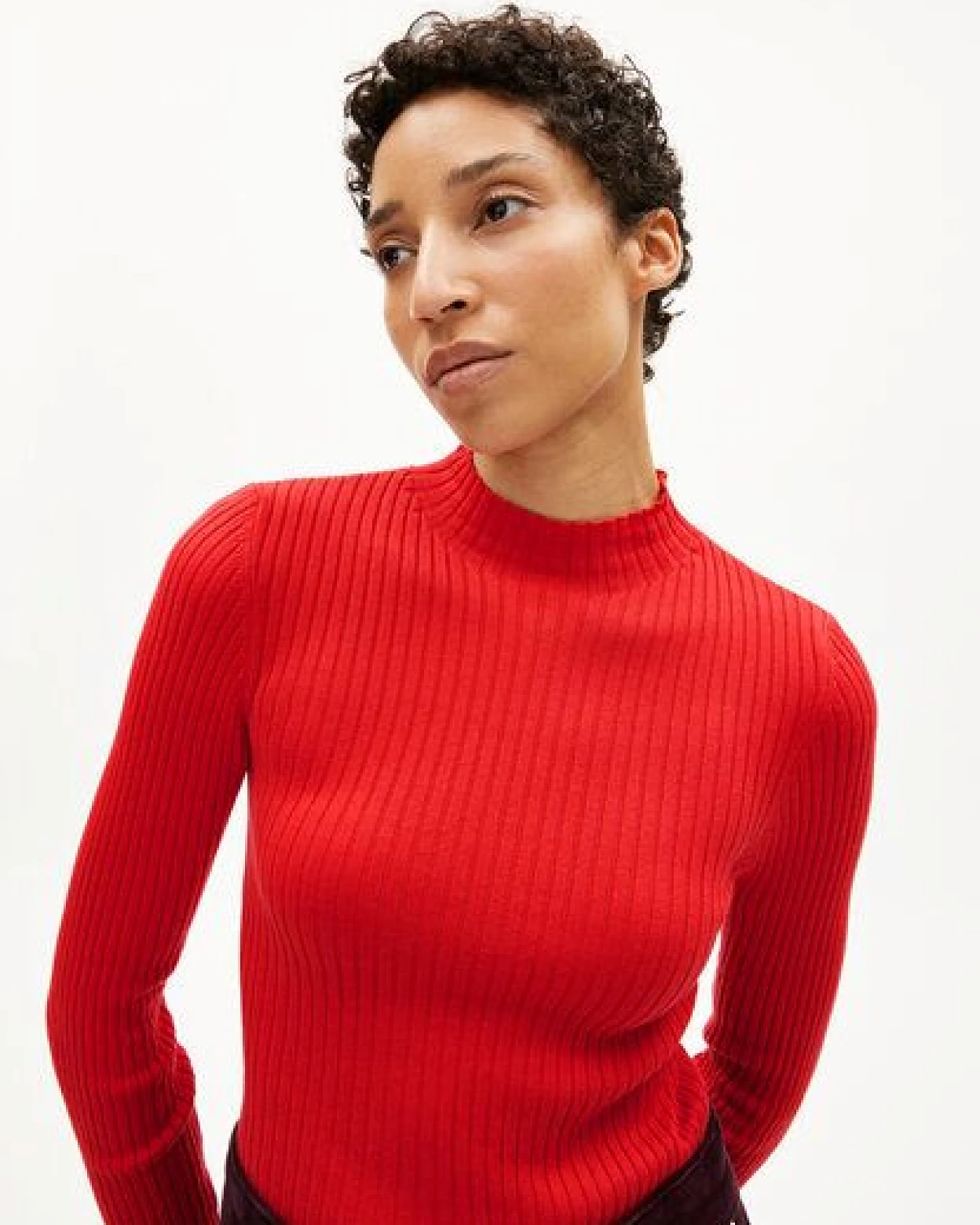 ARMEDANGELS ALAANIA Damen Pullover Slim Fit aus Bio-Baumwolle – Ansicht 3