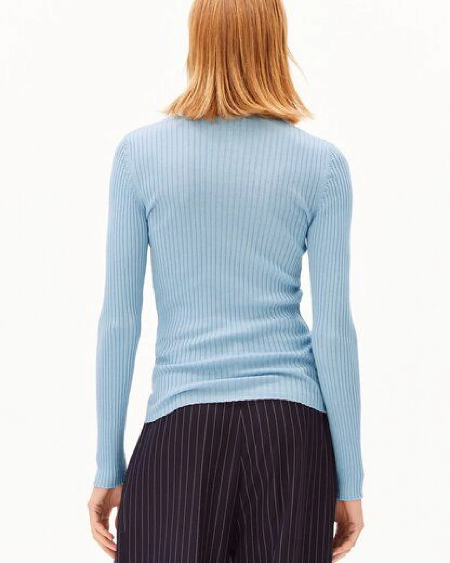 ARMEDANGELS ALAANIA Damen Pullover Slim Fit aus Bio-Baumwolle – Ansicht 2