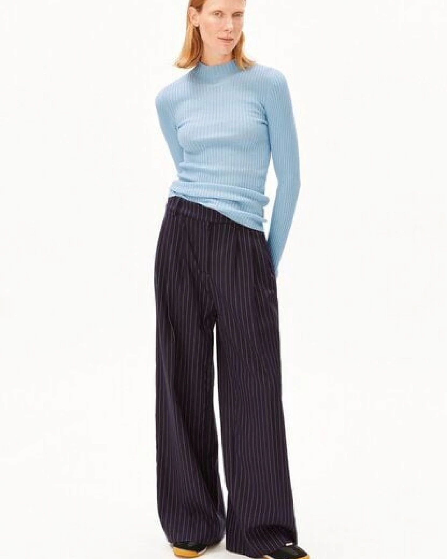 ARMEDANGELS ALAANIA Damen Pullover Slim Fit aus Bio-Baumwolle – Ansicht 4