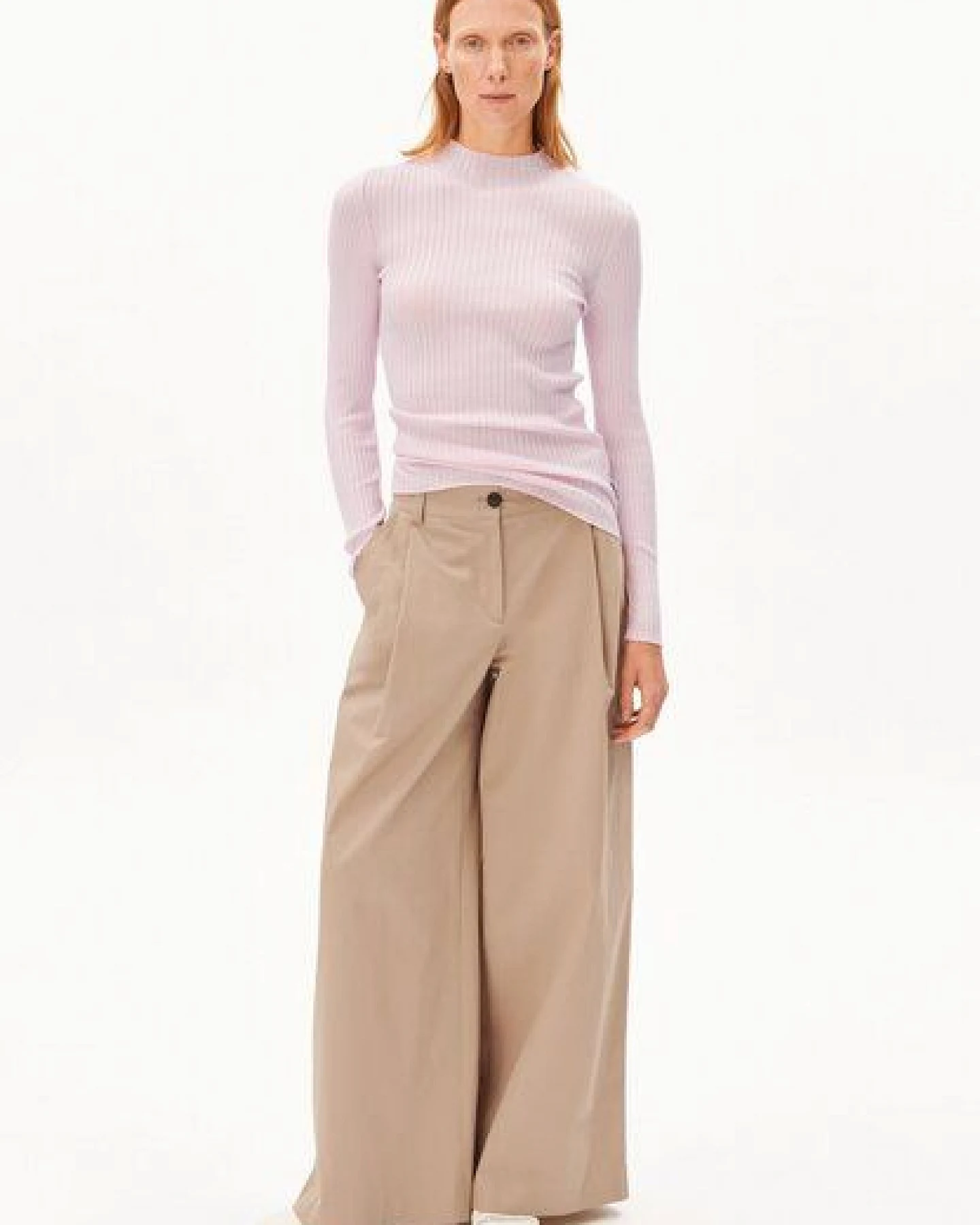 ARMEDANGELS ALAANIA Damen Pullover Slim Fit aus Bio-Baumwolle – Ansicht 4