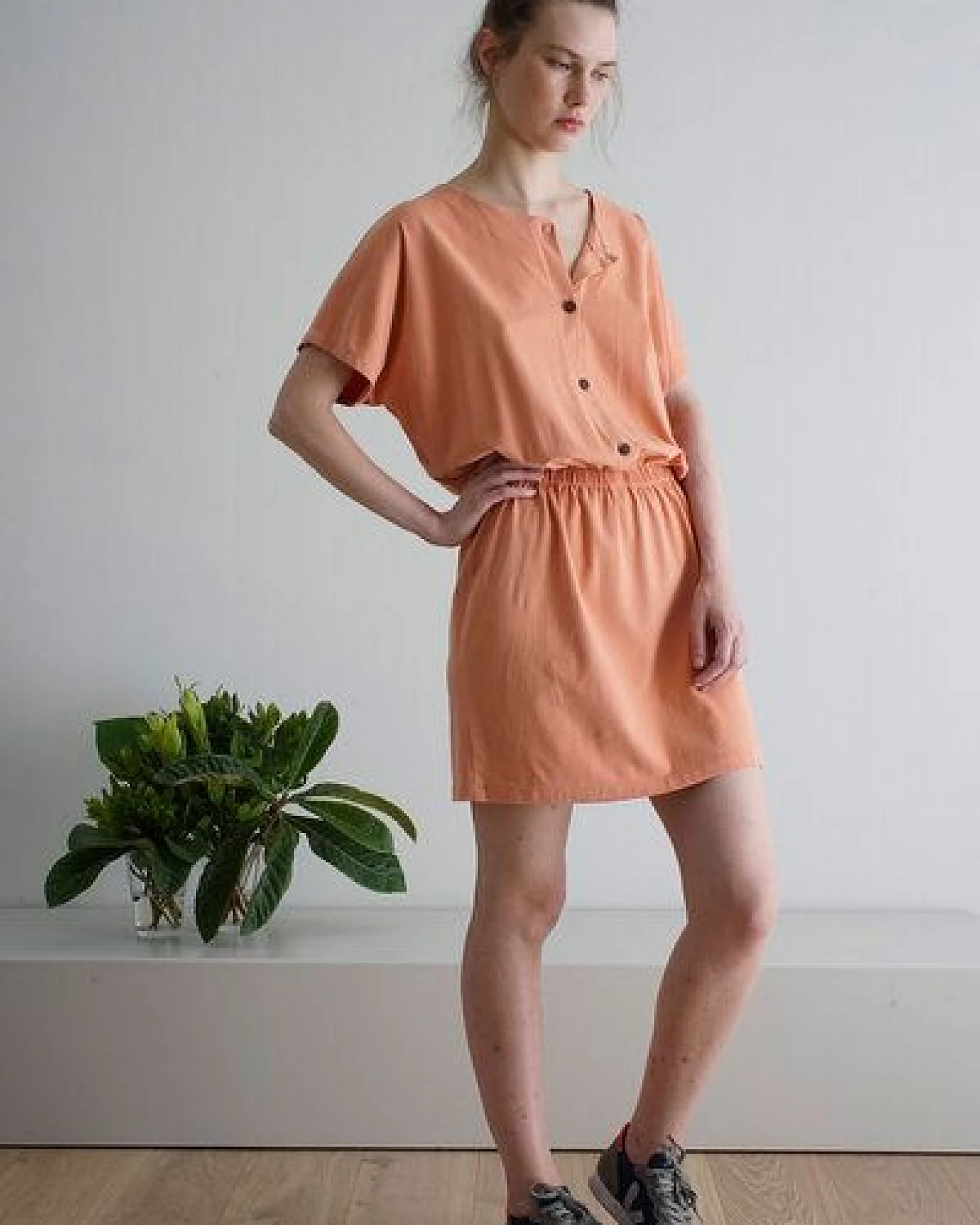 CUS Kleid - BASEdress peach – Ansicht 3
