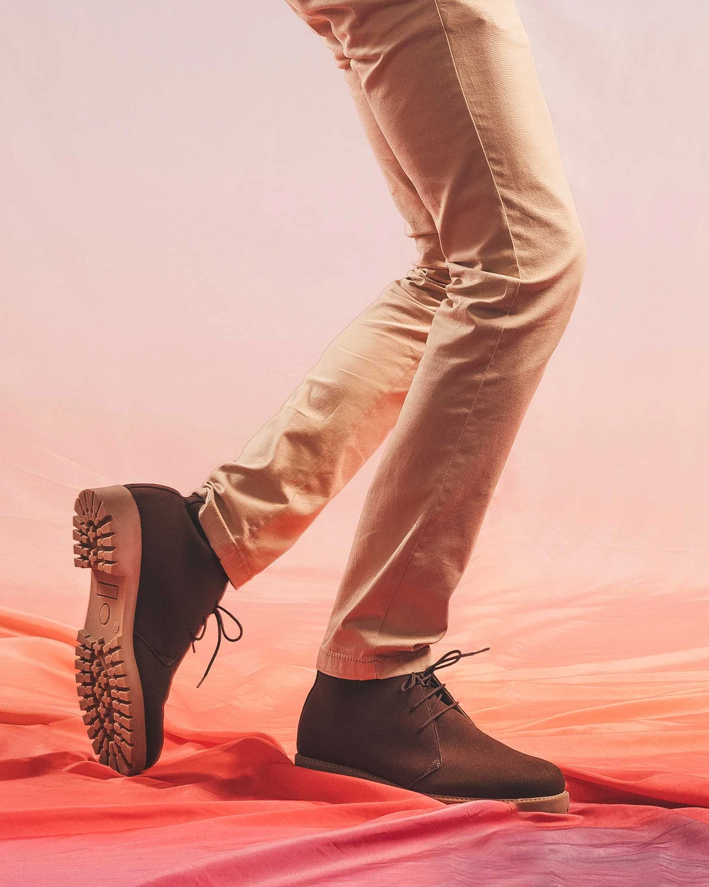 NAE Herren vegan Wüstenstiefel Agus Braun – Ansicht 2