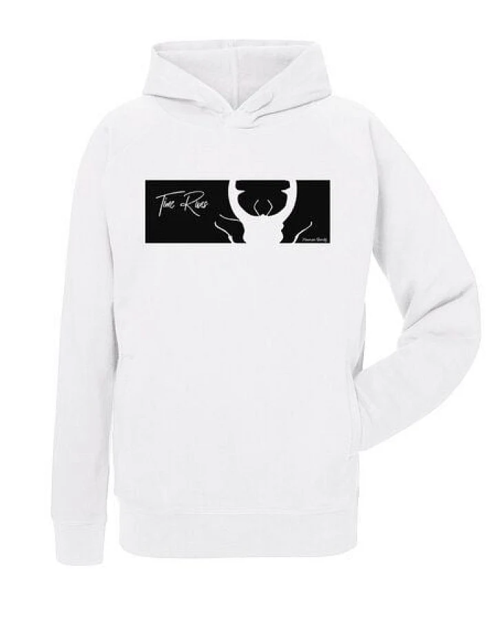 Human Family Unisex Hoodie - Chase "Time" in weiß