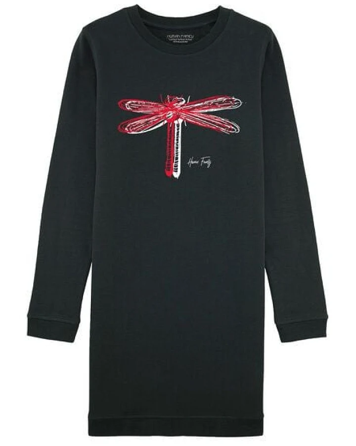 Human Family Kleid aus Biobaumwolle - Return "Dragonfly"