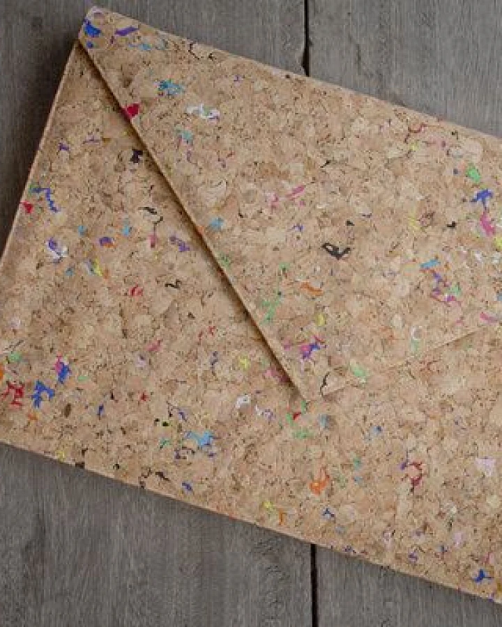 BY COPALA Gefütterte 13–14 Zoll Laptoptasche aus Kork