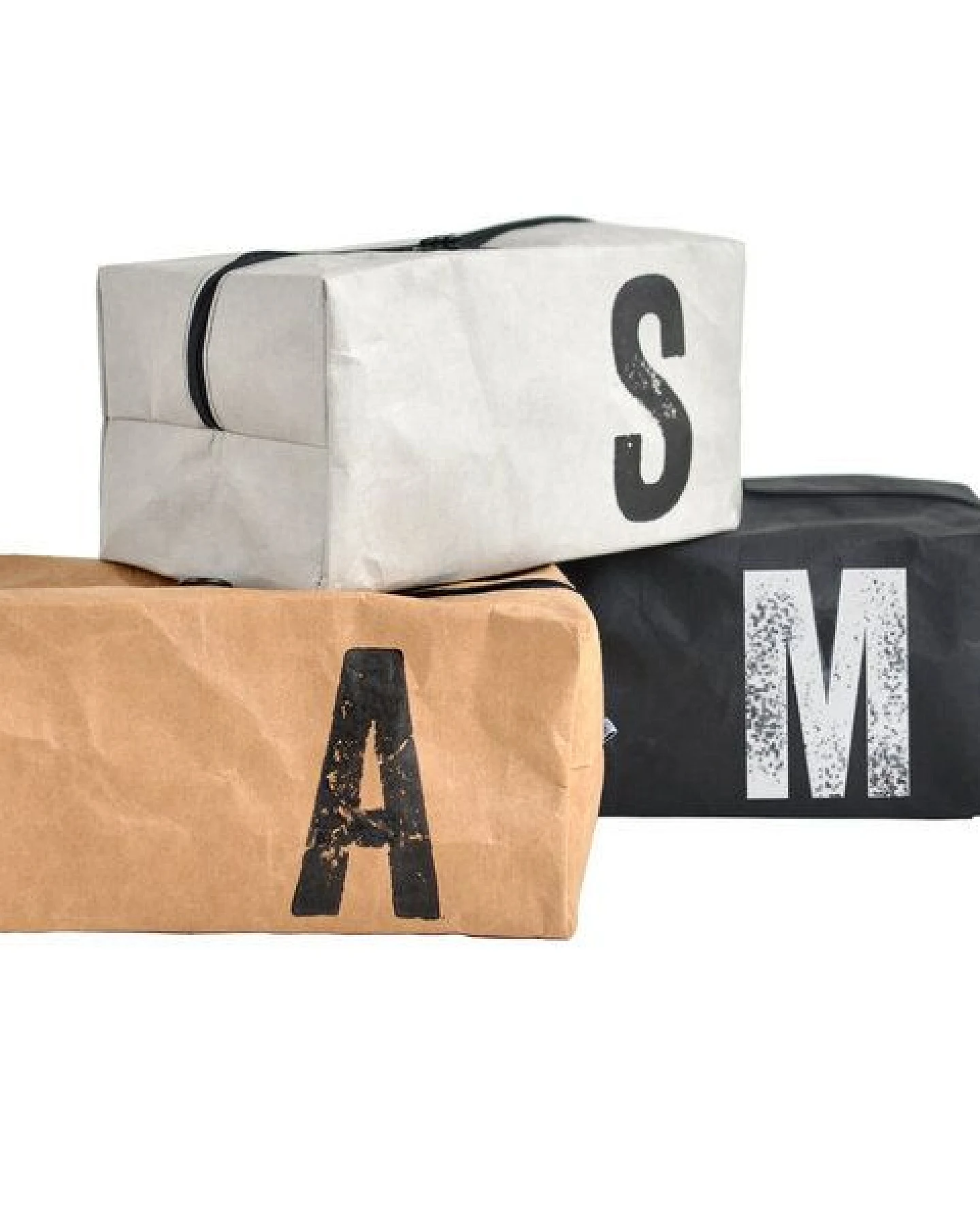 renna deluxe Kulturtasche und Kosmetiktasche mit Monogramm, vegan GRAU – Ansicht 4