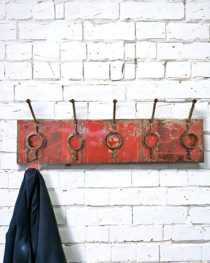 Moogoo Creative Africa Garderobe -5 Haken- recycelte Ölfässer - Post-Oil Upcycling