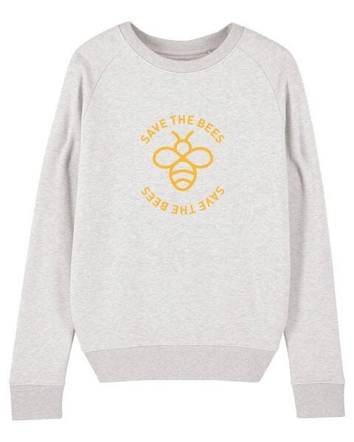 University of Soul Damen Sweatshirt aus Bio-Baumwolle "Save the Bees"