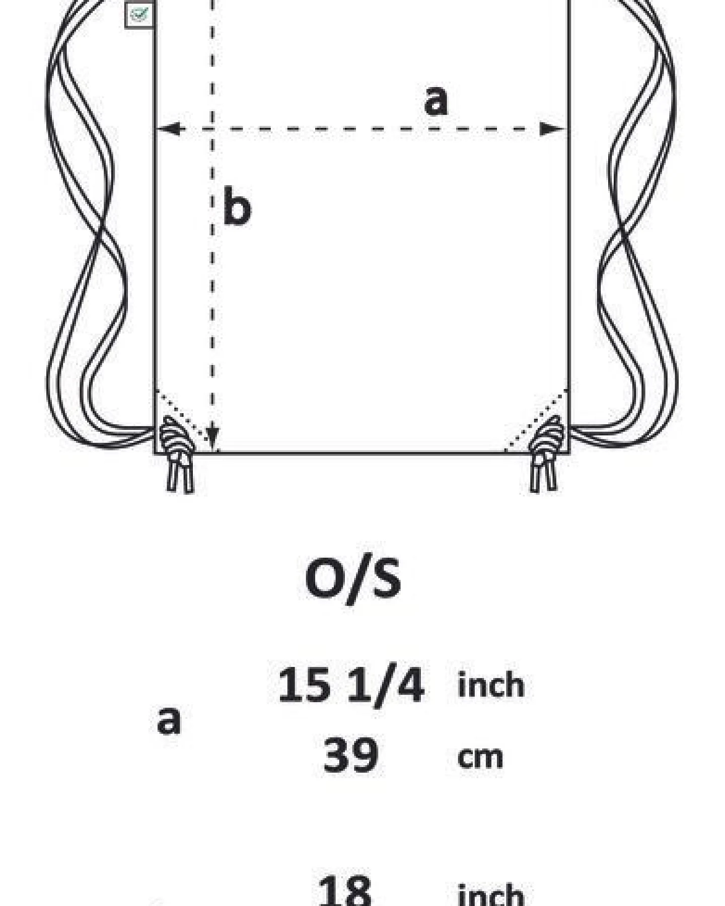 Picopoc Turnbeutel Fahrrad / Gym Bag / Rucksack in Schwarz & Weiß aus Biobaumwolle – Ansicht 2