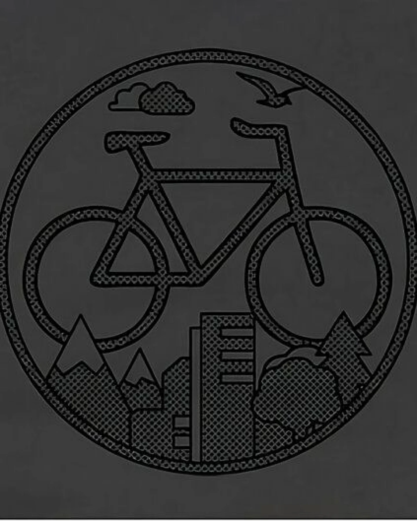 Picopoc Fahrrad / Bike Hoodie / Kapuzenpullover in Grau & Schwarz (dicke Qualität) – Ansicht 3