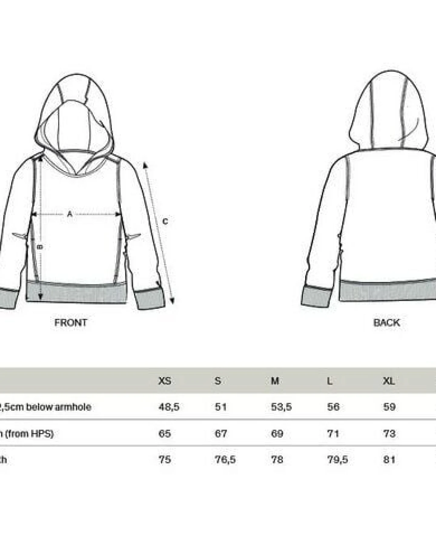 Picopoc Fahrrad / Bike Hoodie / Kapuzenpullover in Grau & Schwarz (dicke Qualität) – Ansicht 4
