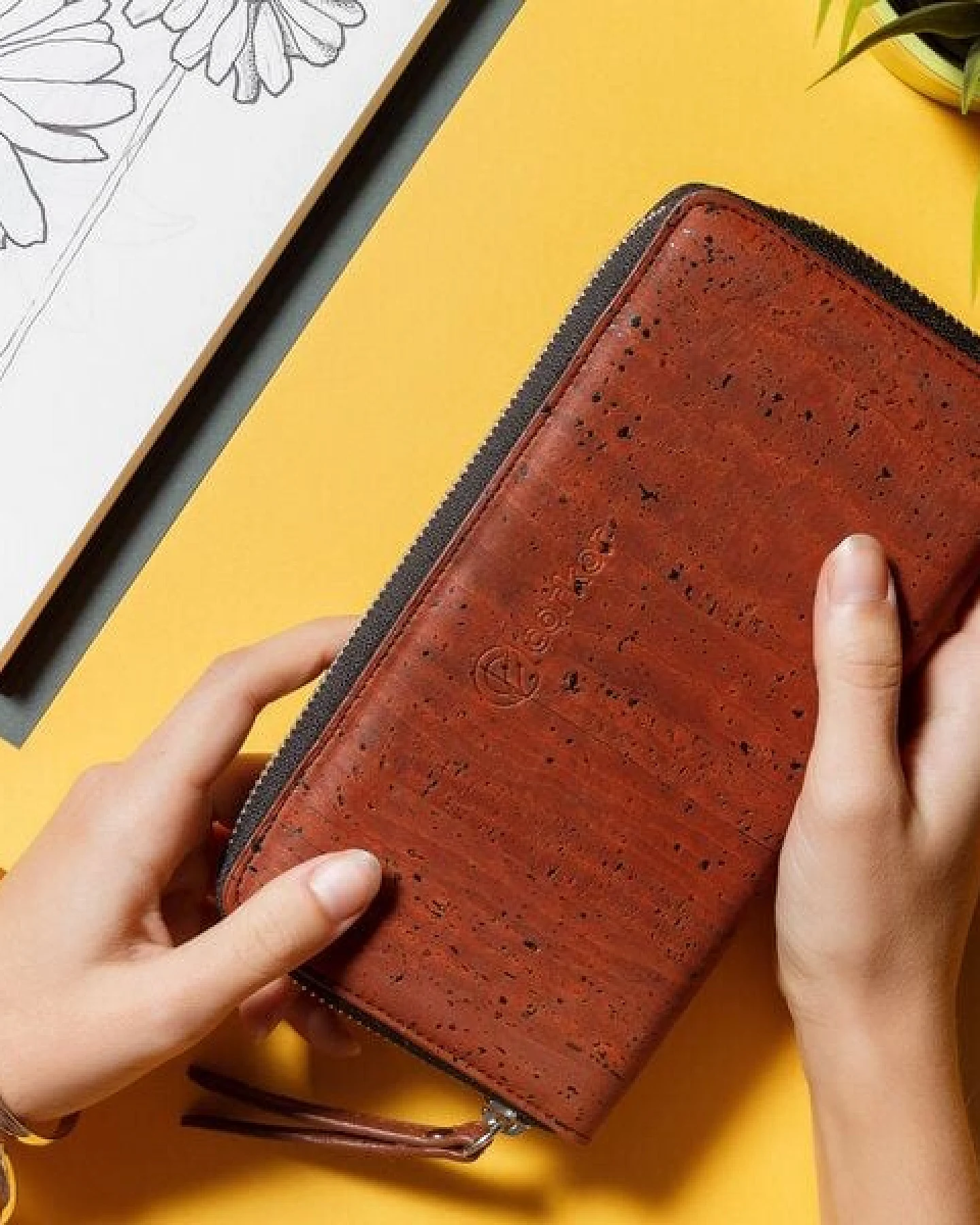 CORKOR KORK-BRIEFTASCHE FÜR DAMEN – Ansicht 4