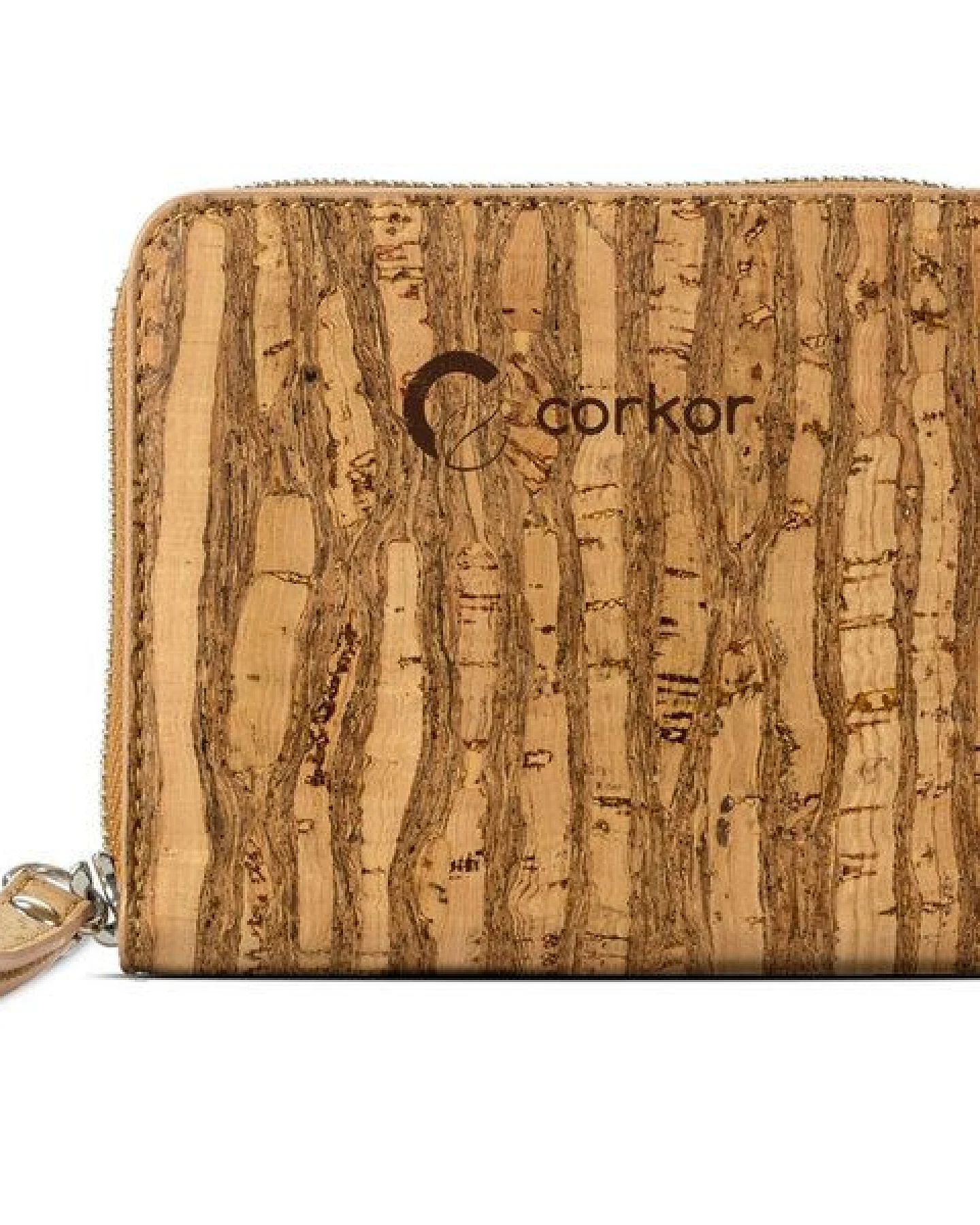 CORKOR KORK-BRIEFTASCHE FÜR DAMEN, kompakt – Ansicht 2