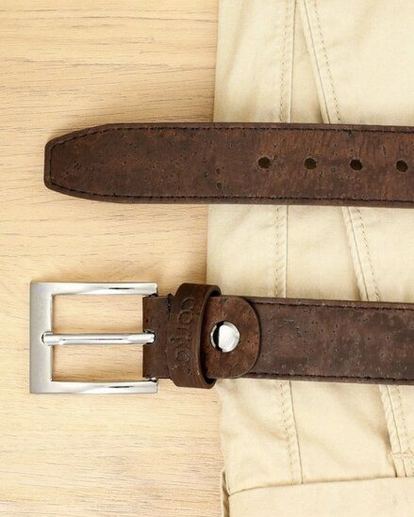 corkor Kork Gürtel 3cm Breite – Ansicht 4