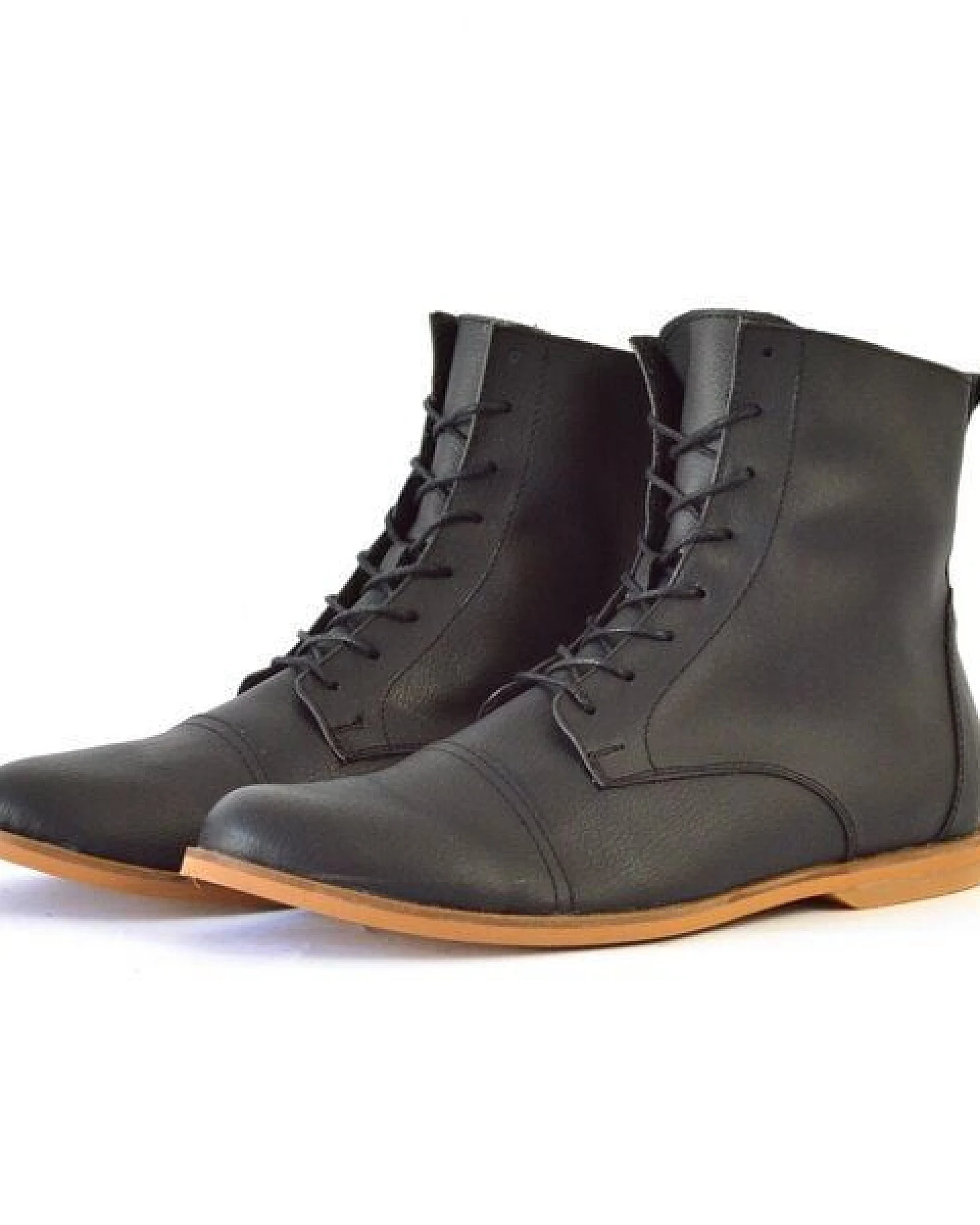 SORBAS '89v vegane Boots in Schwarz – Ansicht 3