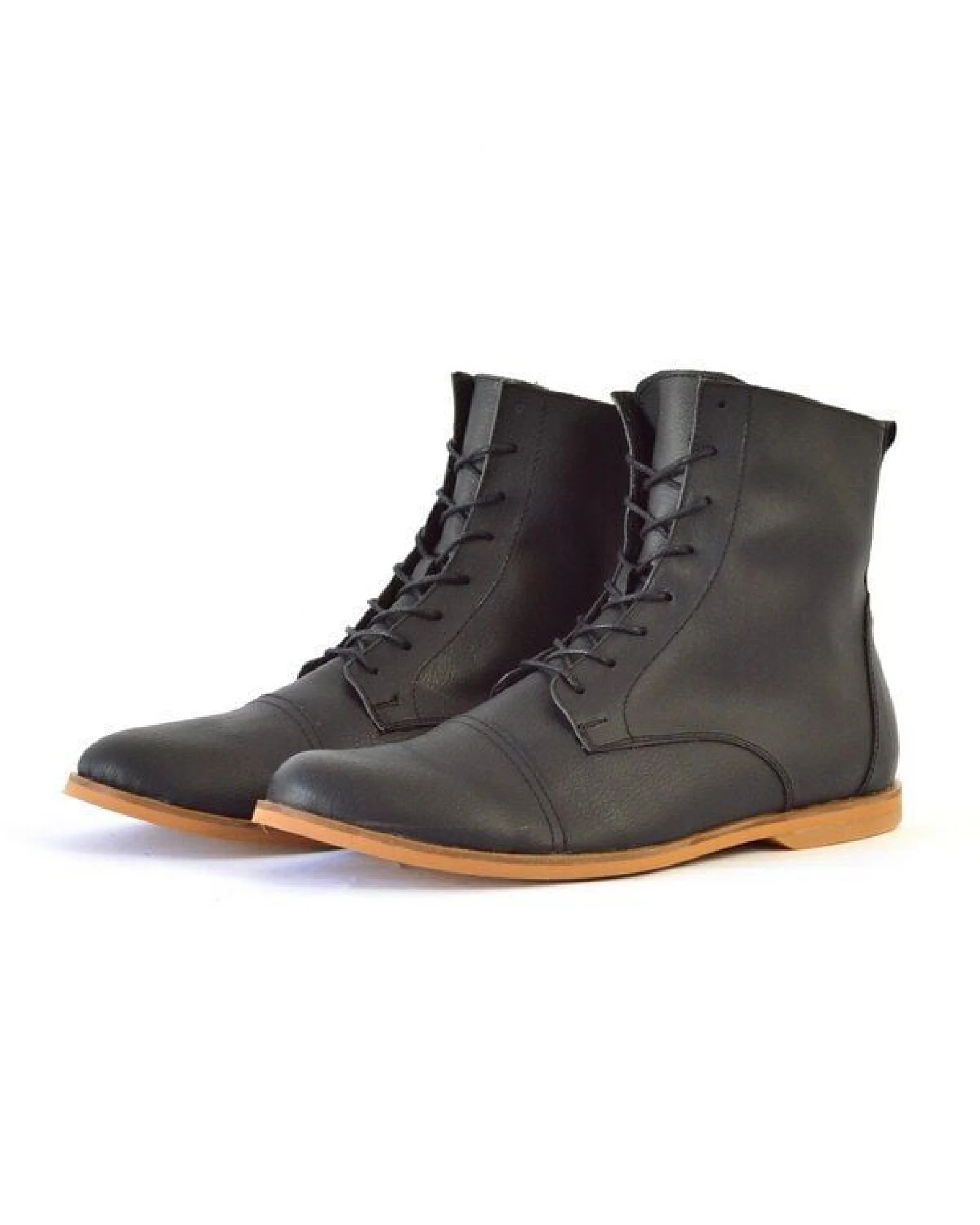 SORBAS '89v vegane Boots in Schwarz – Ansicht 3