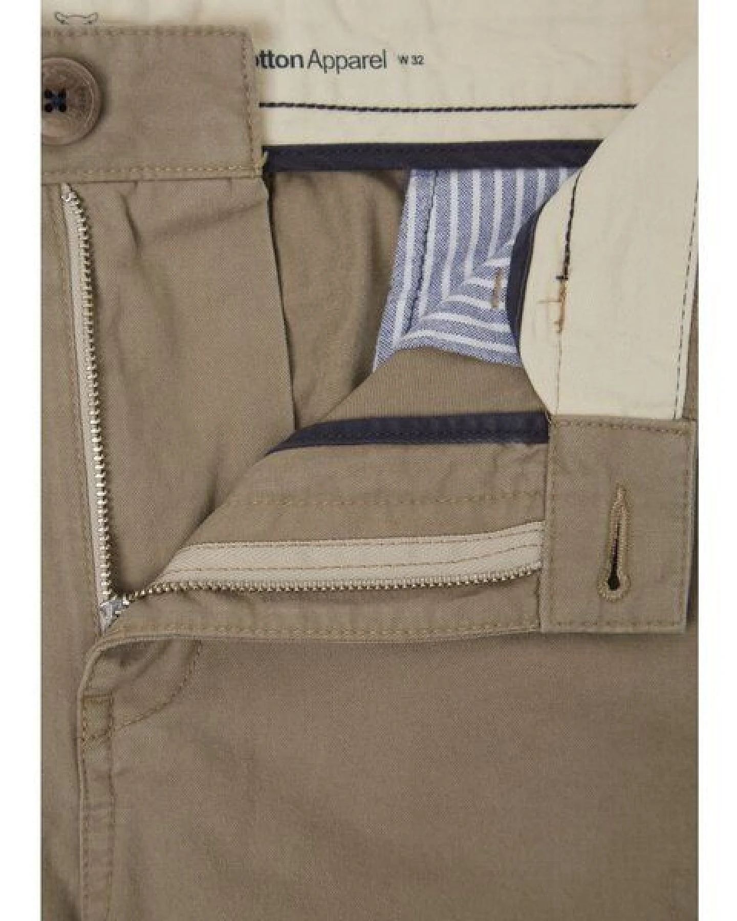 KnowledgeCotton Apparel Cargo Shorts - Light Feather Gray – Ansicht 3