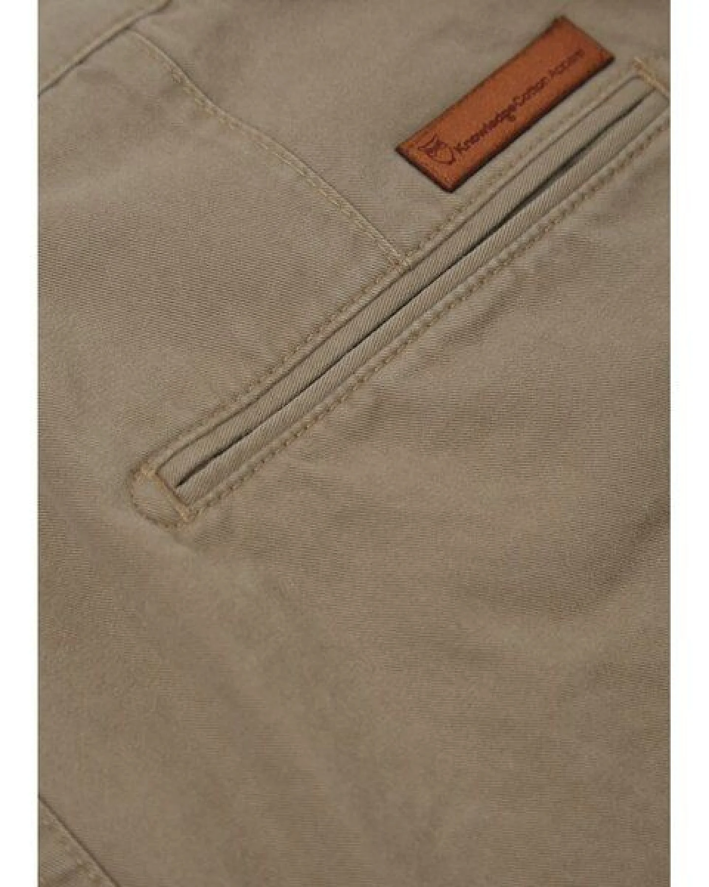 KnowledgeCotton Apparel Cargo Shorts - Light Feather Gray – Ansicht 4
