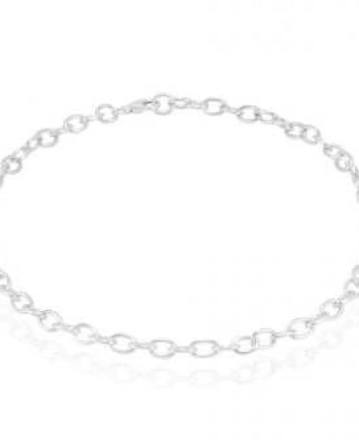 pakilia Silber Kette Glieder schlicht Fair-Trade und handmade