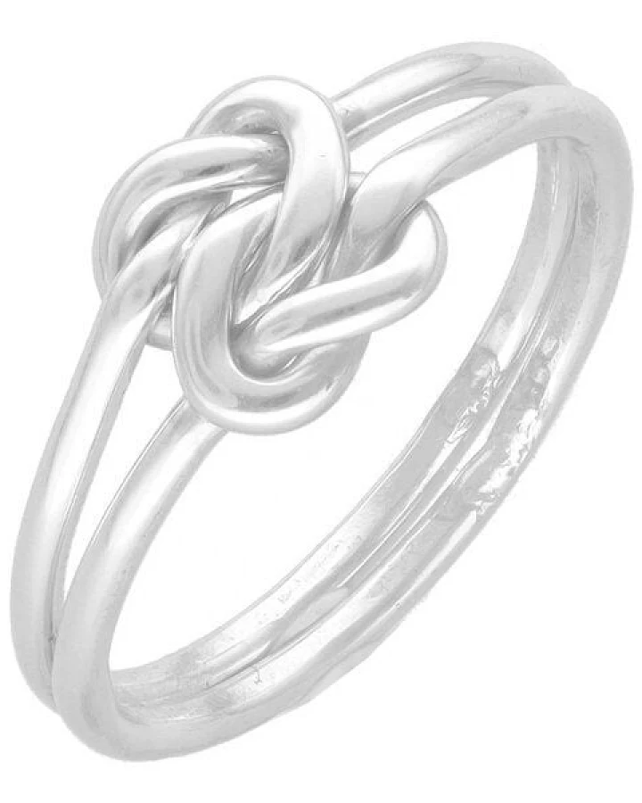 pakilia Silber Ring Knoten fein Fair-Trade und handmade