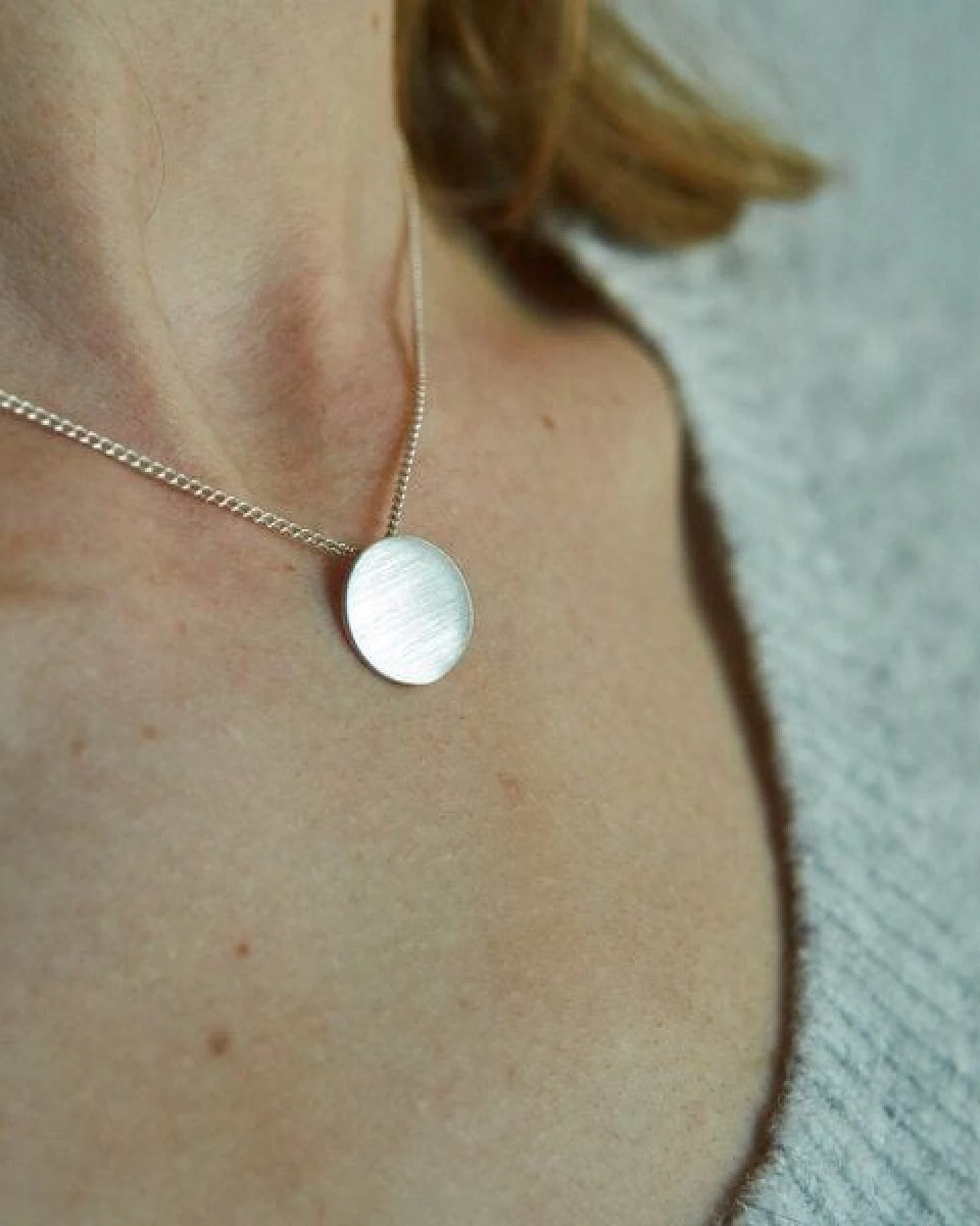 pakilia Silber Kette Kreis Fair-Trade und handmade – Ansicht 4
