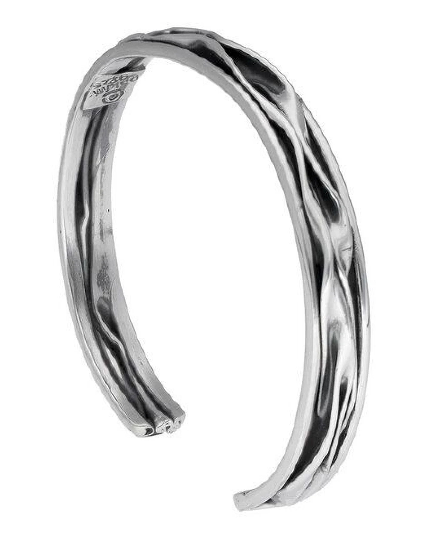 pakilia Silber Armband Wellen Fair-Trade und handmade – Ansicht 2