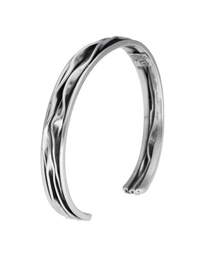 pakilia Silber Armband Wellen Fair-Trade und handmade