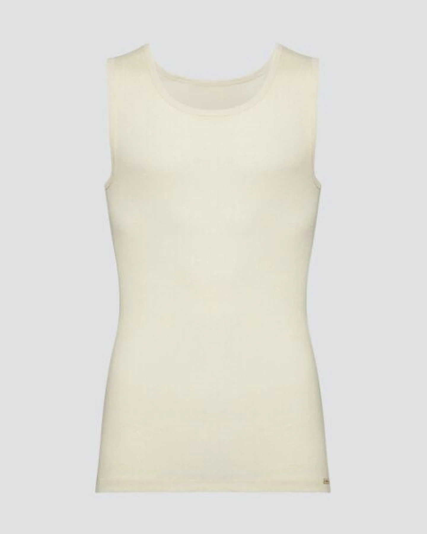 comazo|earth Fairtrade Shirt ohne Arm Feinripp, marine und bio-natur – Ansicht 4