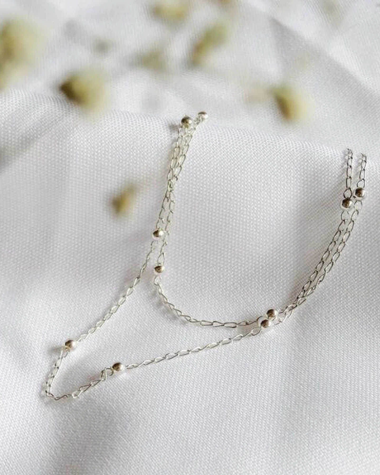 pakilia Silber Kette Perlen Fair-Trade und handmade – Ansicht 2