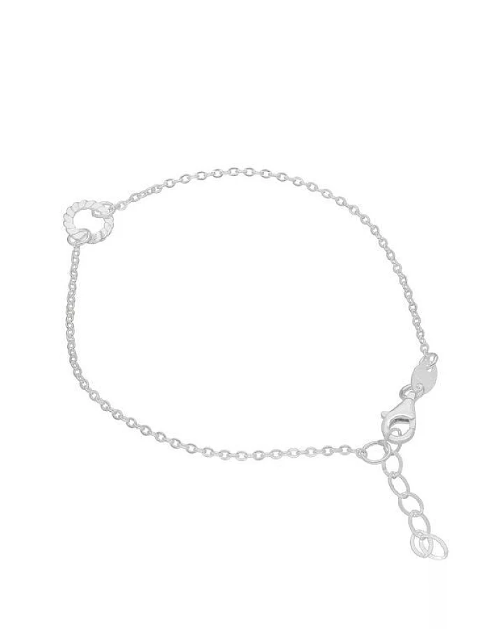 pakilia Silber Armband geflochterner Ring Fair-Trade und handmade
