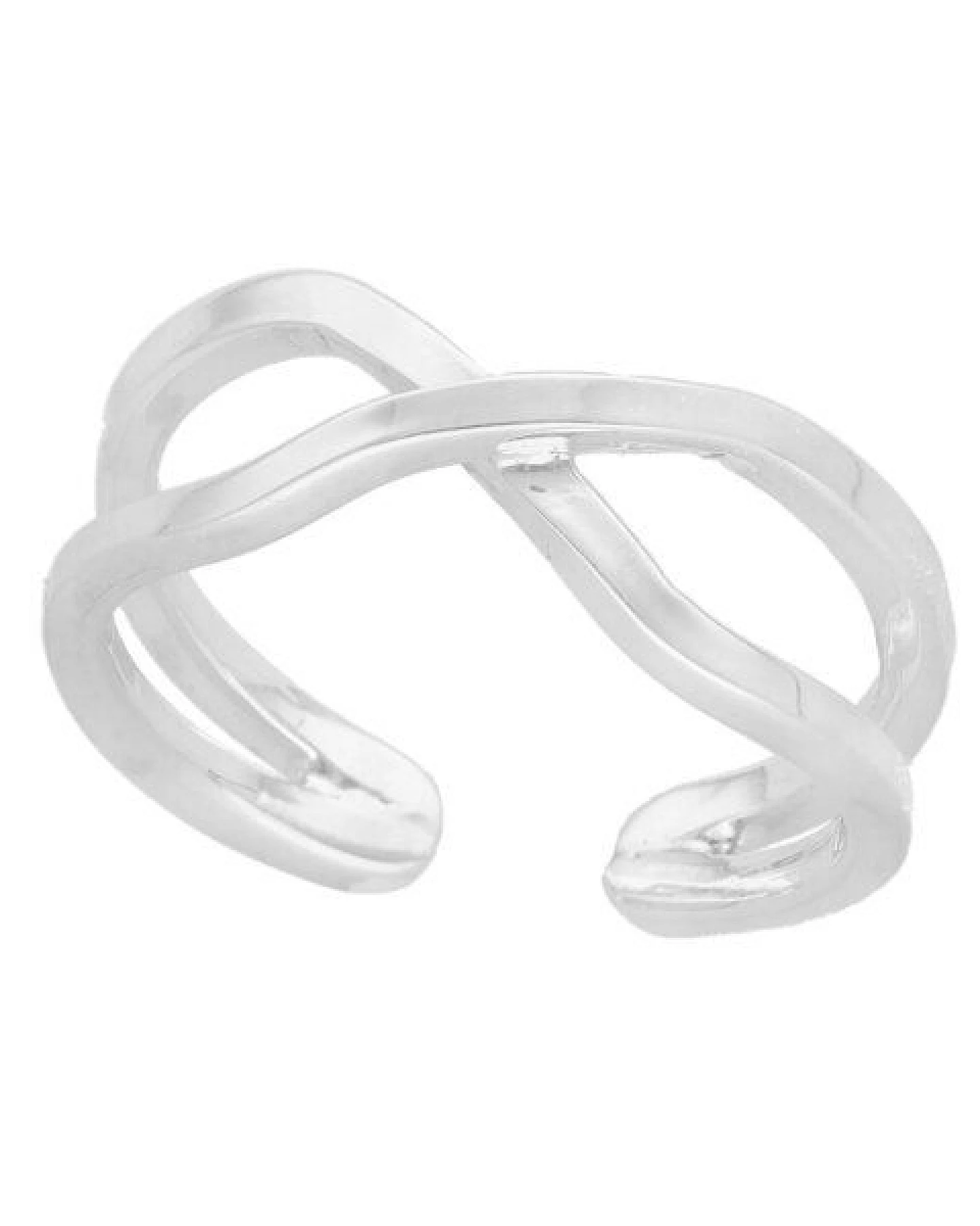 pakilia Silber Ring Buchstabe X Fair-Trade und handmade – Ansicht 2