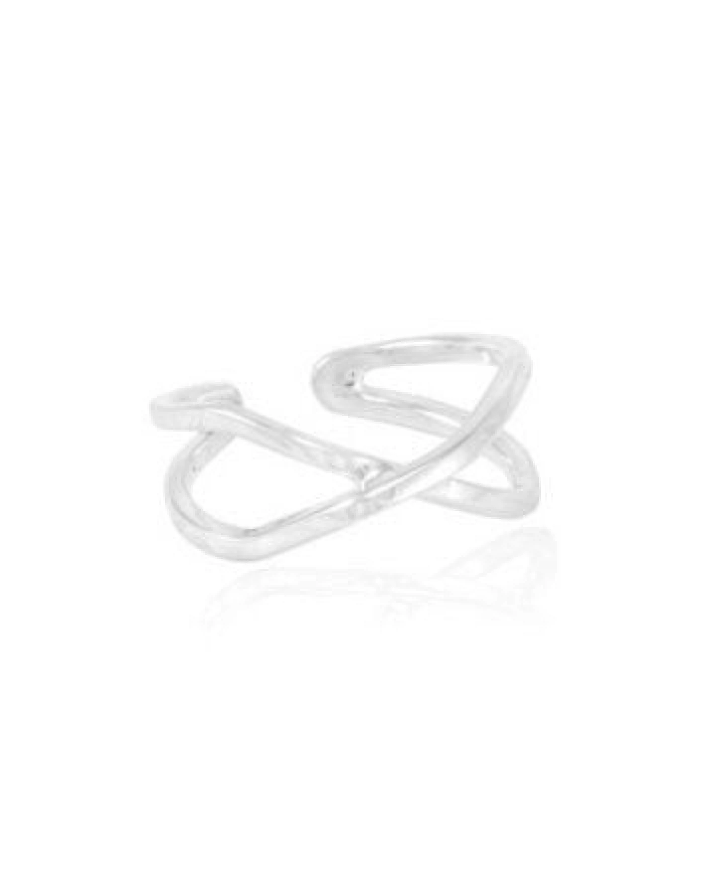 pakilia Silber Ring Buchstabe X Fair-Trade und handmade – Ansicht 4