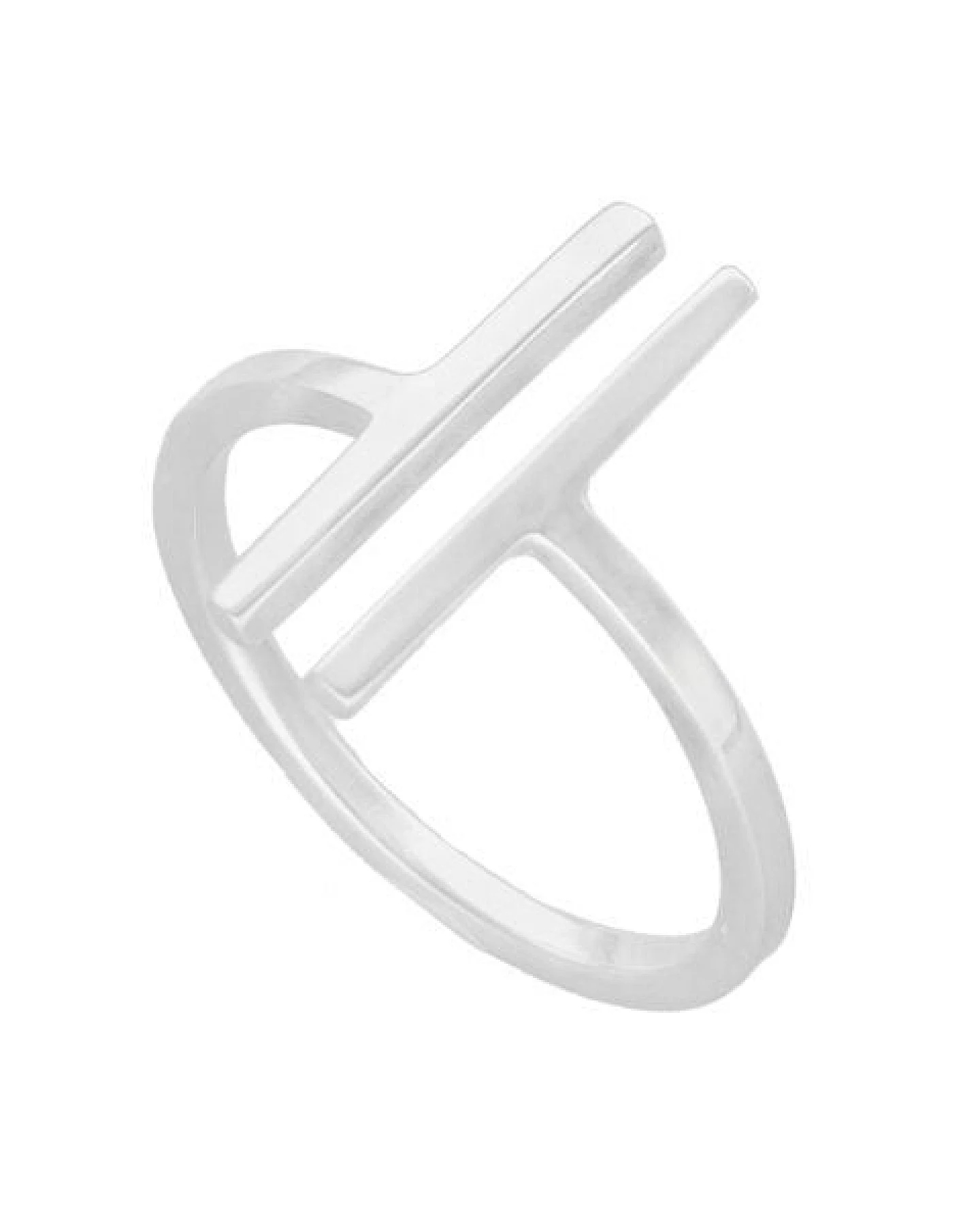 pakilia Silber Ring Symmetrist und Modern Fair-Trade und handmade – Ansicht 2