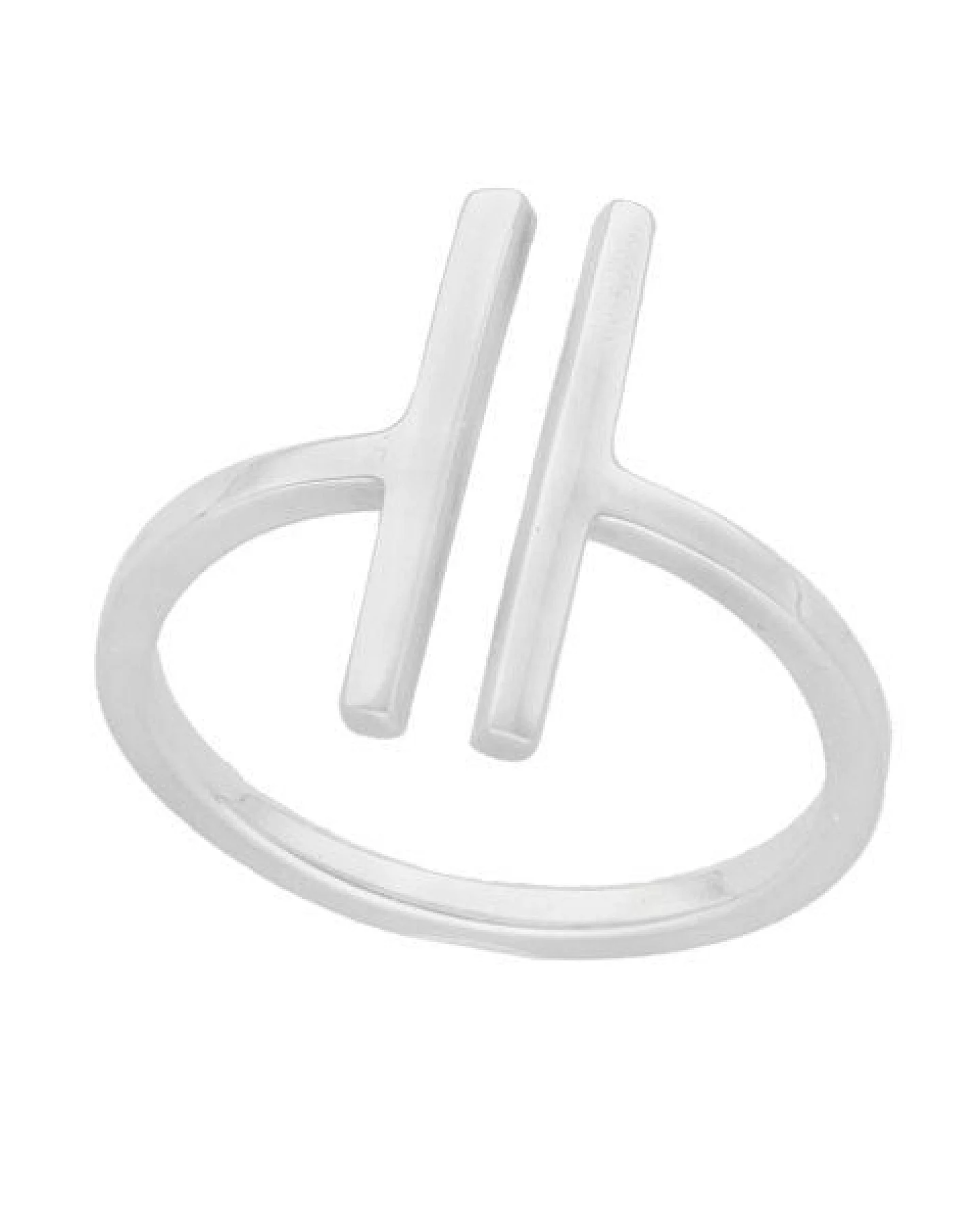 pakilia Silber Ring Symmetrist und Modern Fair-Trade und handmade – Ansicht 3