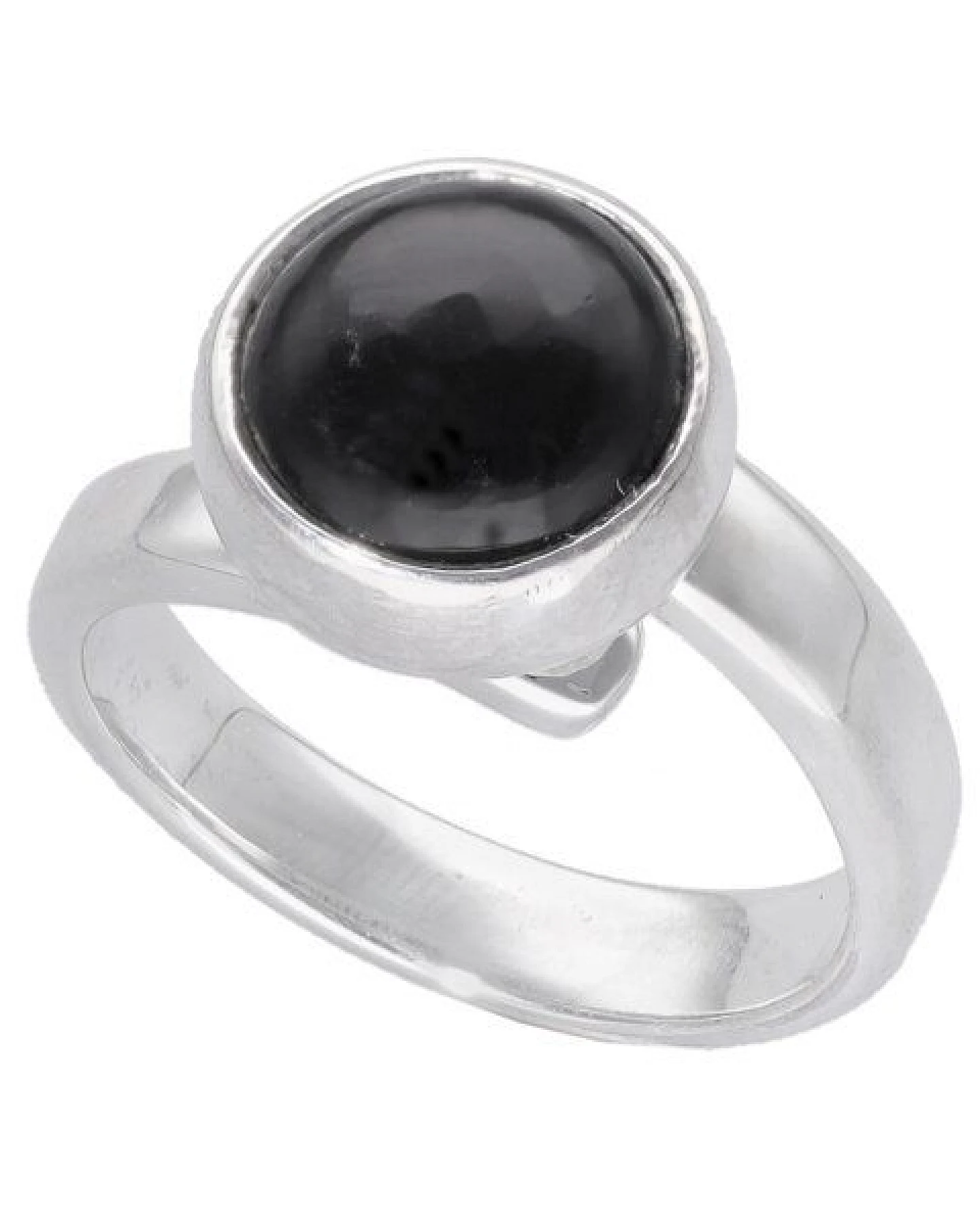 pakilia Silber Ring Obsidian Fair-Trade und handmade – Ansicht 3