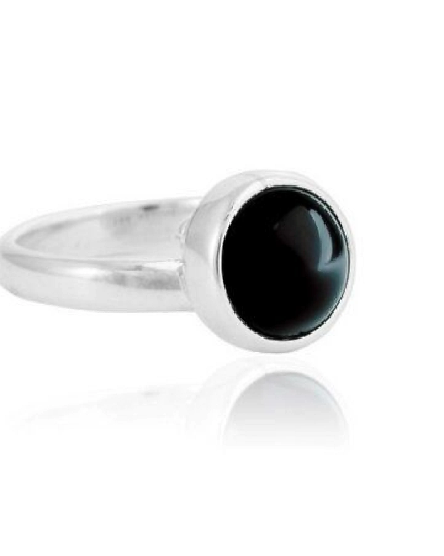 pakilia Silber Ring Obsidian Fair-Trade und handmade – Ansicht 4