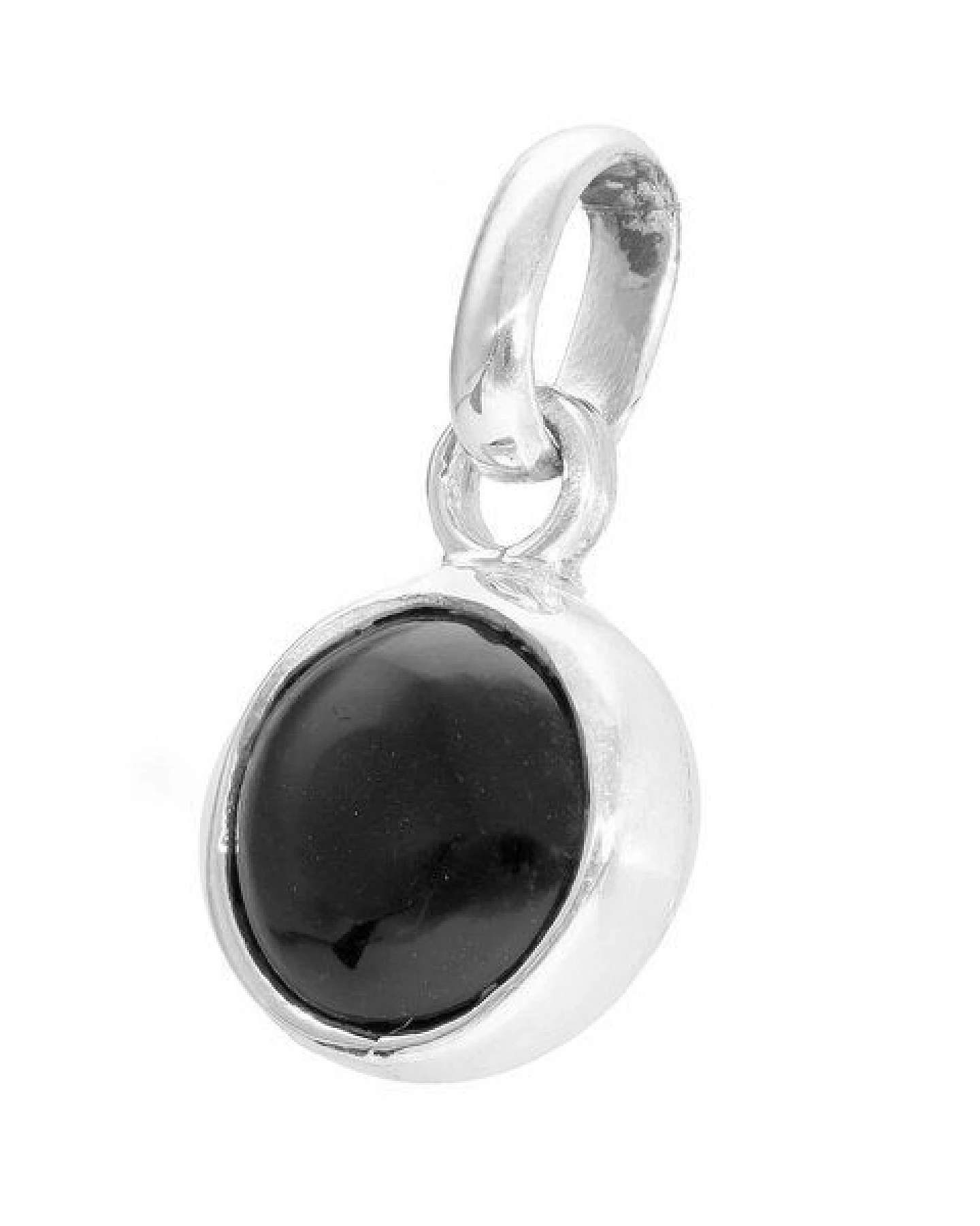 pakilia Silber Kette Obsidian Fair-Trade und handmade – Ansicht 2