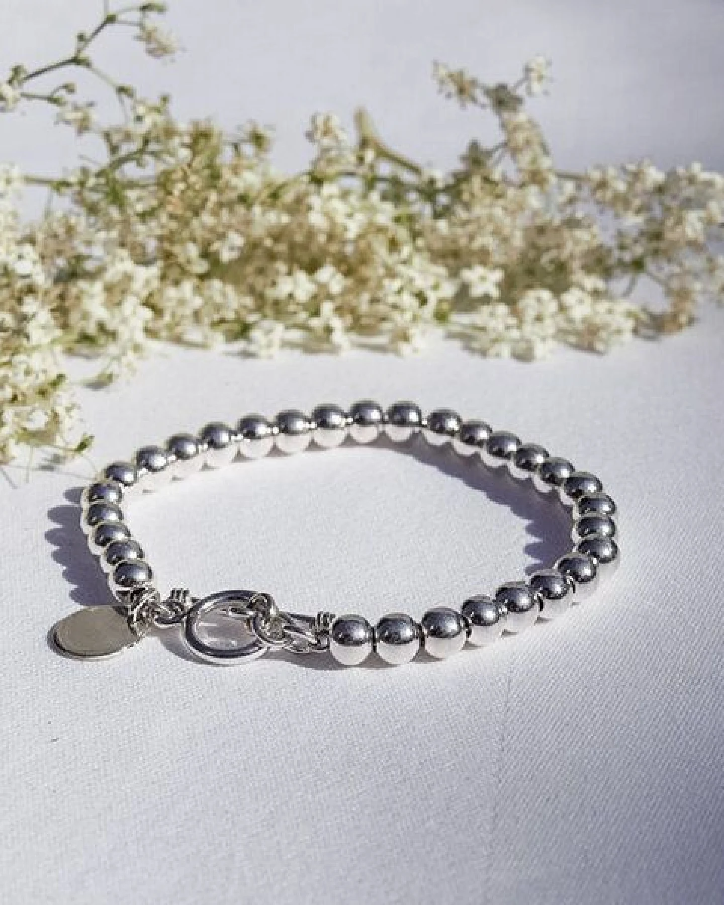 pakilia Silber Armband Silberkugeln Perlen Fair-Trade und handmade – Ansicht 3