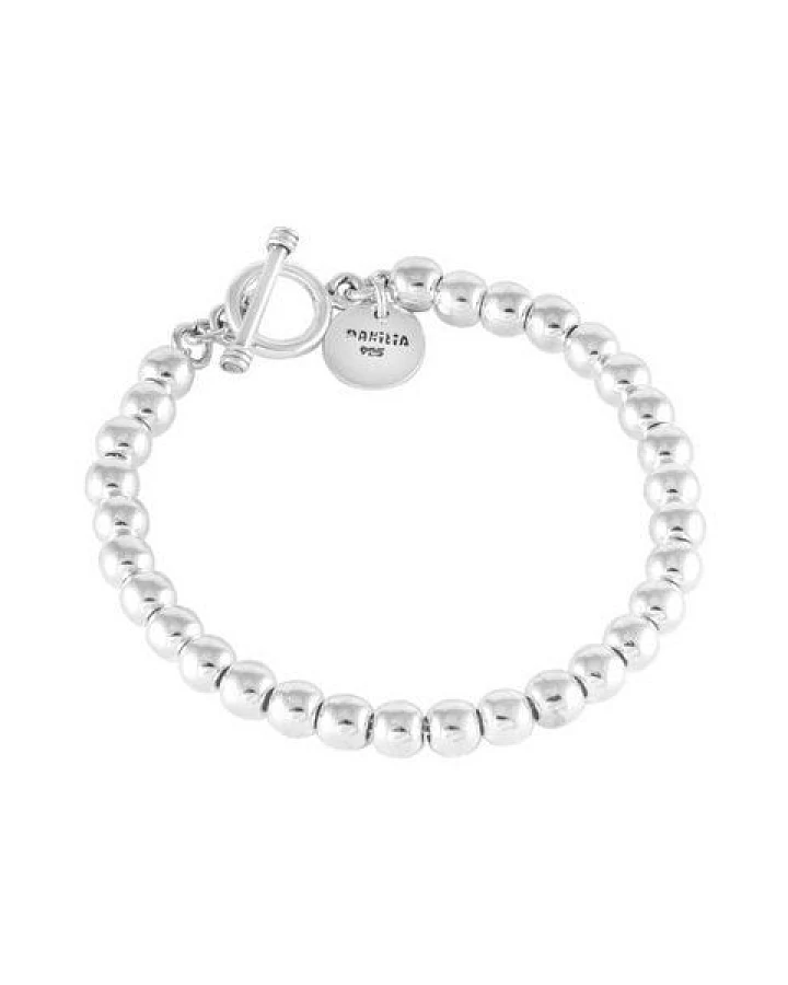 pakilia Silber Armband Silberkugeln Perlen Fair-Trade und handmade