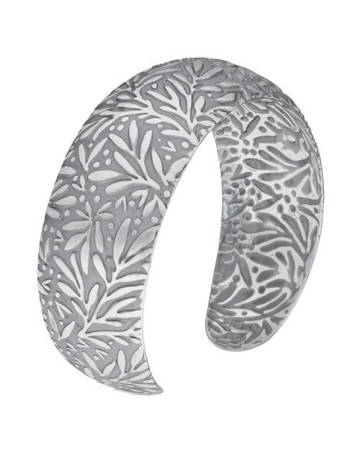 pakilia Silber Armband Blättermuster Fair-Trade und handmade