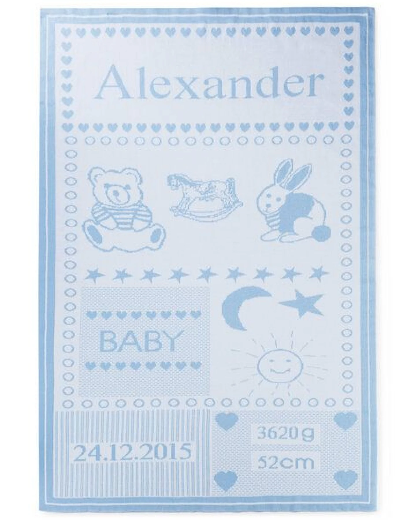 "Green Life" personalisierte Babydecke – Ansicht 2