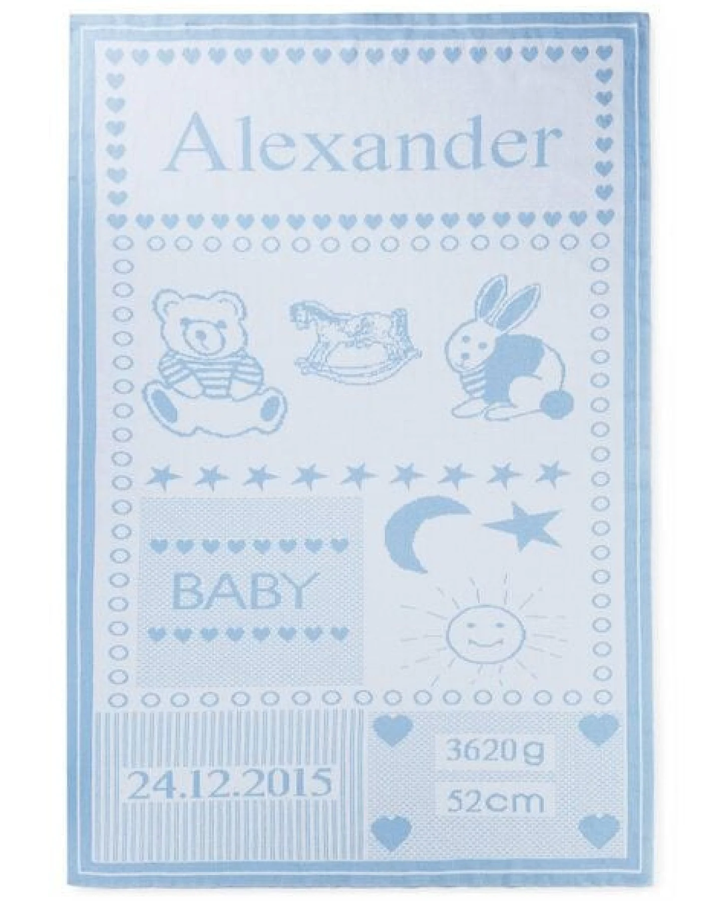 "Green Life" personalisierte Babydecke – Ansicht 2
