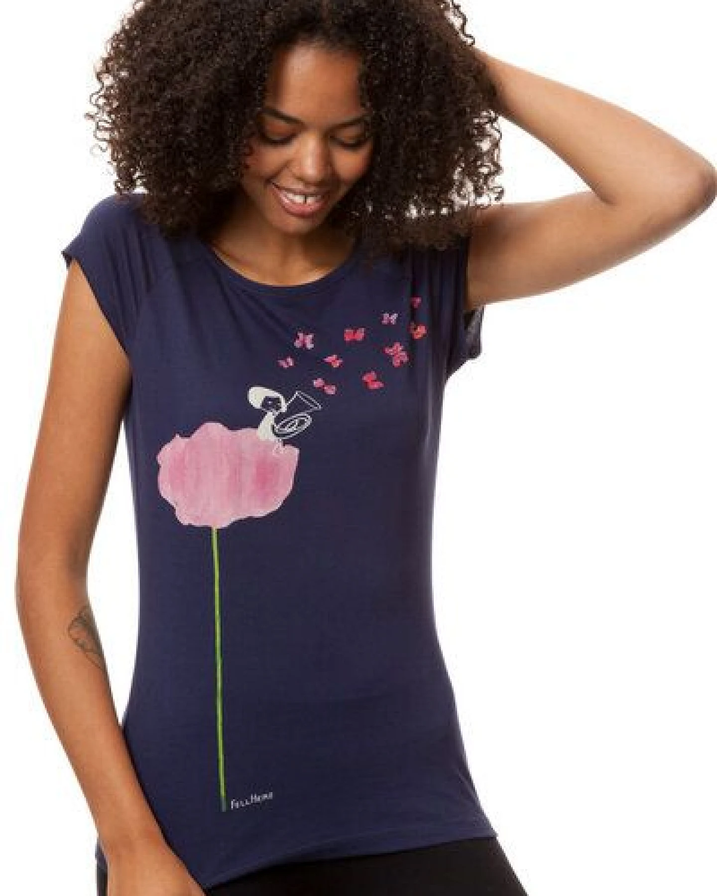 FellHerz Tubamädchen Cap Sleeve Damen Bio Fair – Ansicht 3