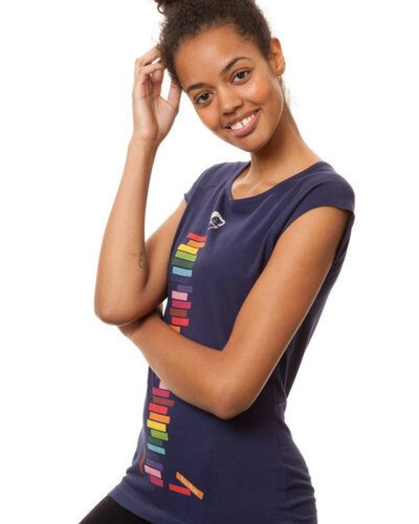 FellHerz Damen T-Shirt Books Girl Bio Fair – Ansicht 4