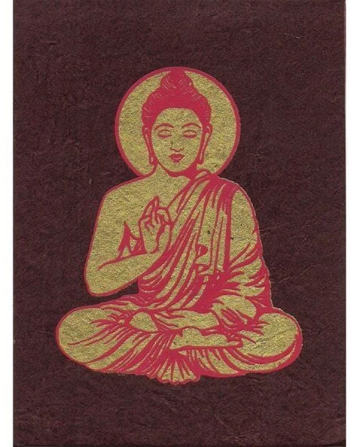 Just Be Briefkarte Buddha
